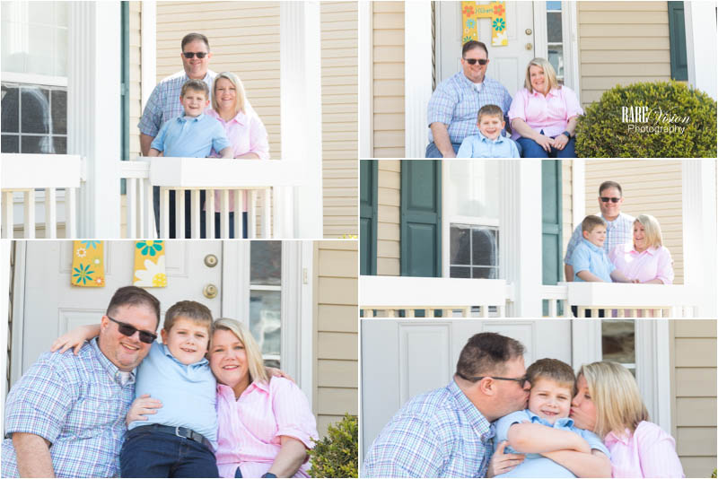 Images of the Hilberts during my front porch project