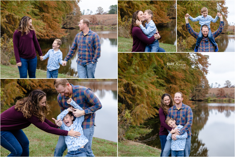 Images of a family by Pinetum Lake
