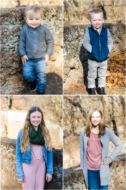 Individual images of each of the kids