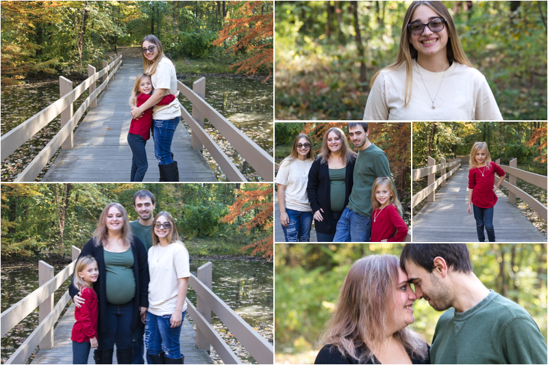 Images of family during the fall