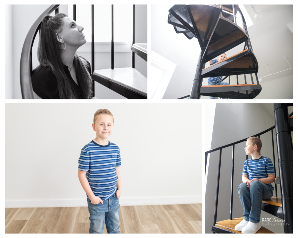 Images on circular staircase
