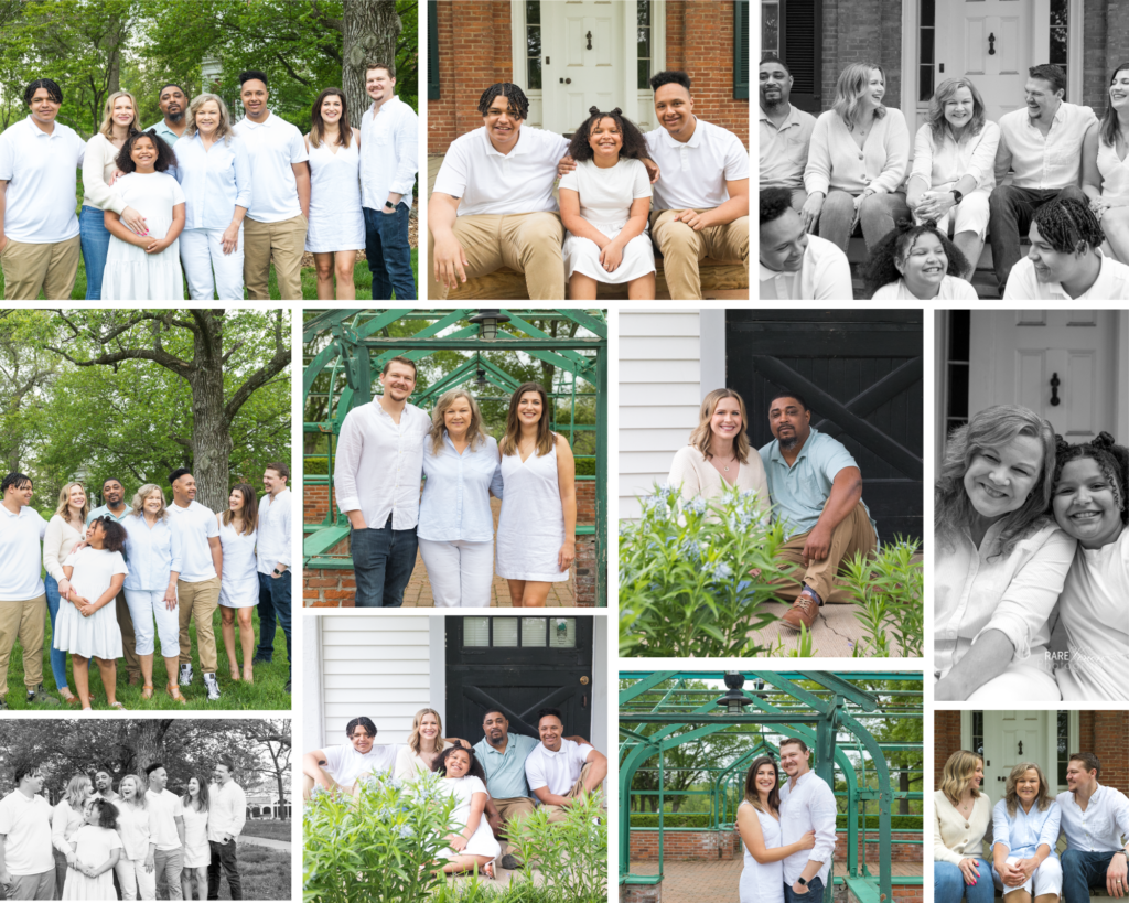 Images from spring extended family session