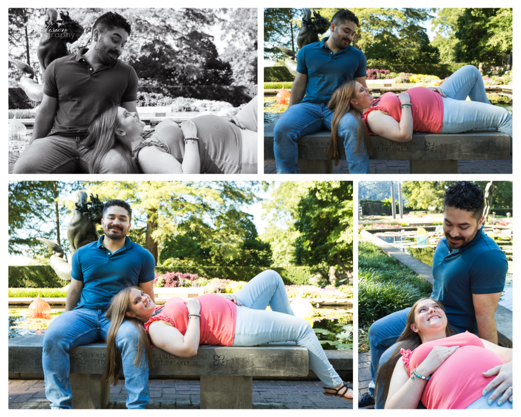 st. louis maternity photographer-images near Central Axis of Missouri Botanical Gardens