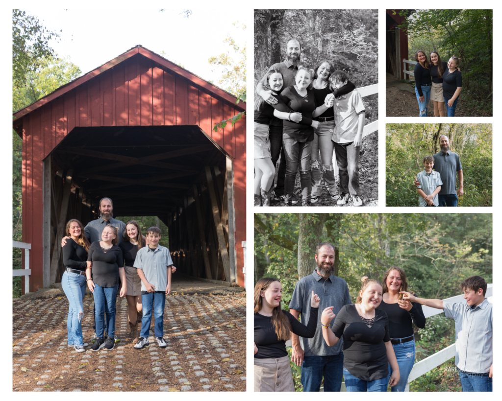 The Winslow family at Sandy Creek