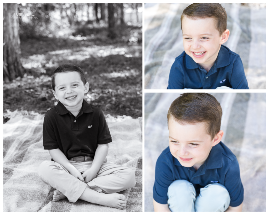 Image of boy sitting on blank