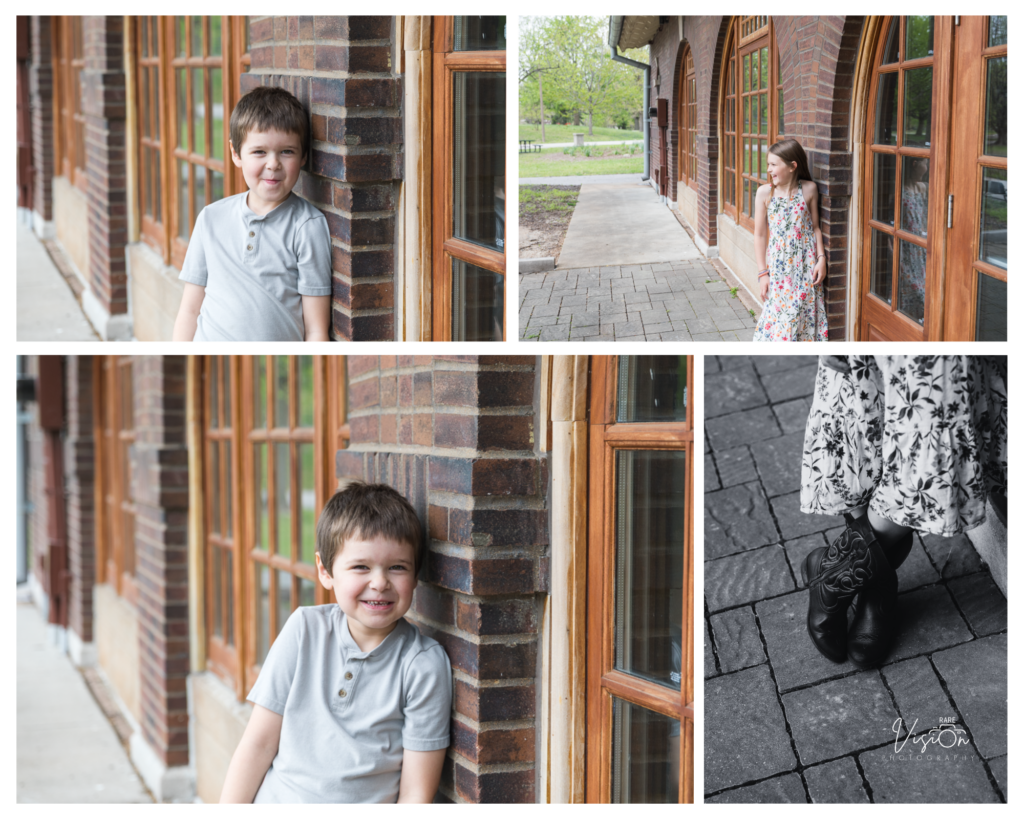 Images of sibling portraits