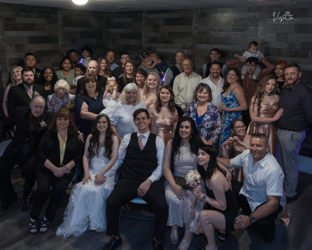 Image of group at reception