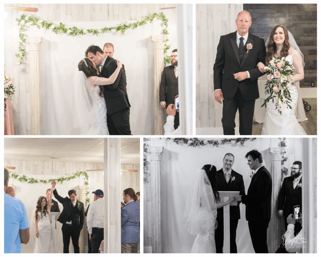 Images during ceremony