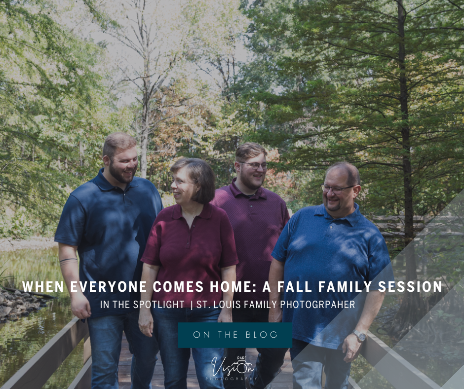 Image of family walking together with title