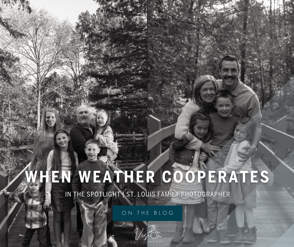 When weather cooperates. Two families