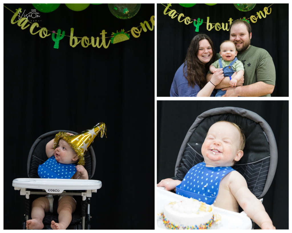 Images of taco themed first birthday