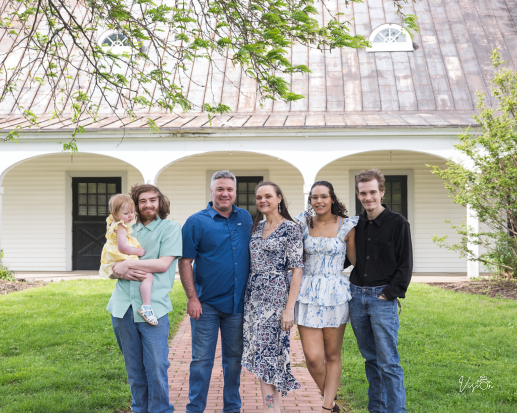 Image of White Family with Queeny Park