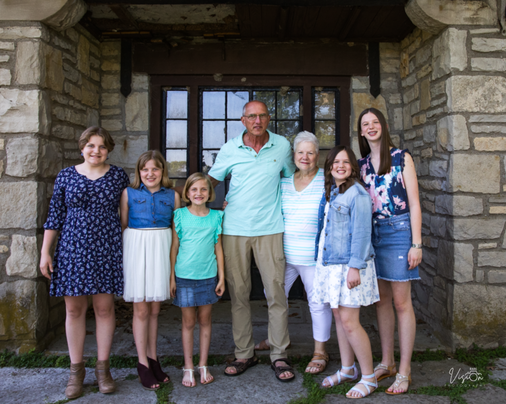 Image of grandparents with granddaughters