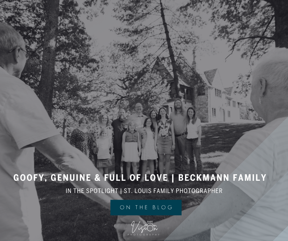 Image of Vince and Karen holding hands looking at kids and grandkids